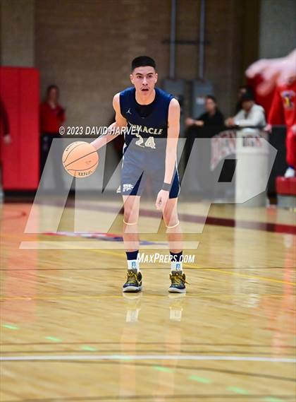 Thumbnail 3 in (CHSAA 3A Boys Basketball First Round) The Pinnacle vs Salida photogallery.