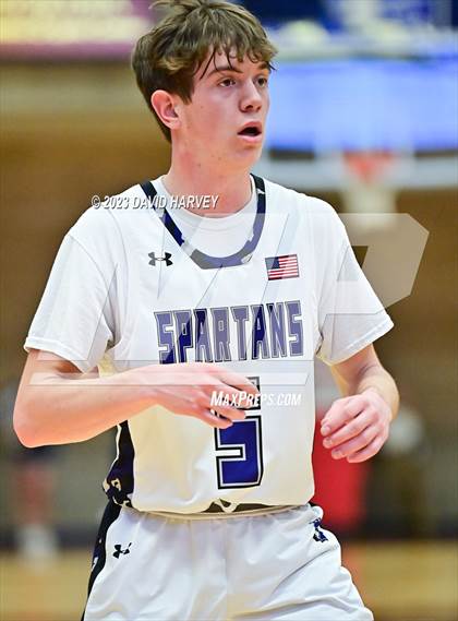 Thumbnail 1 in (CHSAA 3A Boys Basketball First Round) The Pinnacle vs Salida photogallery.