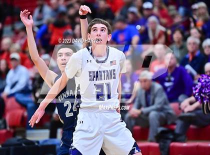 Thumbnail 3 in (CHSAA 3A Boys Basketball First Round) The Pinnacle vs Salida photogallery.
