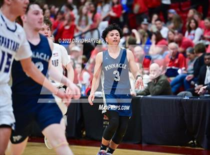 Thumbnail 3 in (CHSAA 3A Boys Basketball First Round) The Pinnacle vs Salida photogallery.