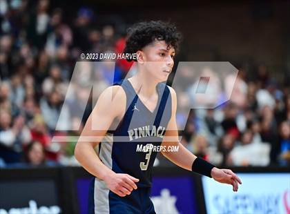 Thumbnail 3 in (CHSAA 3A Boys Basketball First Round) The Pinnacle vs Salida photogallery.