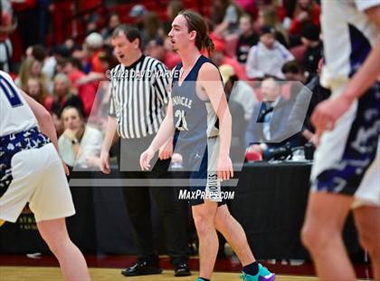 Thumbnail 1 in (CHSAA 3A Boys Basketball First Round) The Pinnacle vs Salida photogallery.