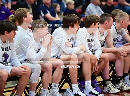 Thumbnail 1 in (CHSAA 3A Boys Basketball First Round) The Pinnacle vs Salida photogallery.