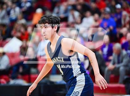 Thumbnail 3 in (CHSAA 3A Boys Basketball First Round) The Pinnacle vs Salida photogallery.