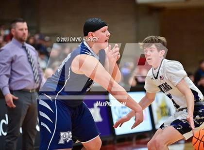 Thumbnail 1 in (CHSAA 3A Boys Basketball First Round) The Pinnacle vs Salida photogallery.
