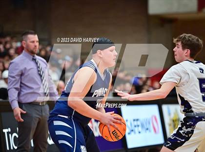 Thumbnail 1 in (CHSAA 3A Boys Basketball First Round) The Pinnacle vs Salida photogallery.