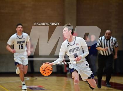 Thumbnail 3 in (CHSAA 3A Boys Basketball First Round) The Pinnacle vs Salida photogallery.