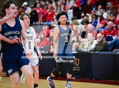 Thumbnail 2 in (CHSAA 3A Boys Basketball First Round) The Pinnacle vs Salida photogallery.