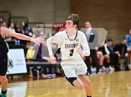 Thumbnail 2 in (CHSAA 3A Boys Basketball First Round) The Pinnacle vs Salida photogallery.