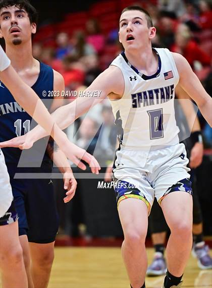 Thumbnail 1 in (CHSAA 3A Boys Basketball First Round) The Pinnacle vs Salida photogallery.