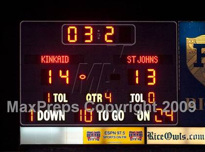 Thumbnail 1 in St. John's vs. Kinkaid photogallery.