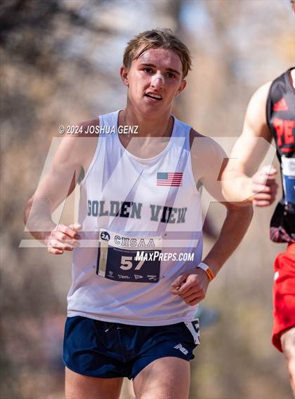 Thumbnail 1 in CHSAA 2A Cross Country Final photogallery.