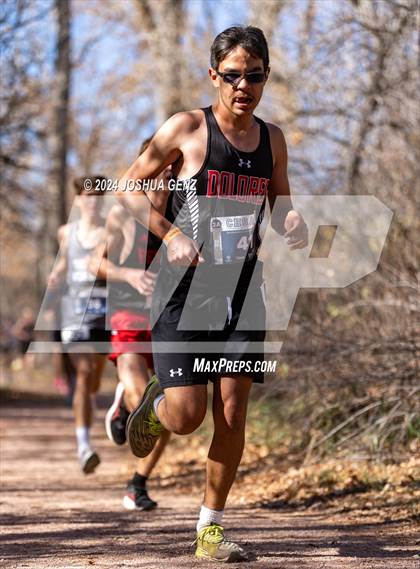 Thumbnail 3 in CHSAA 2A Cross Country Final photogallery.