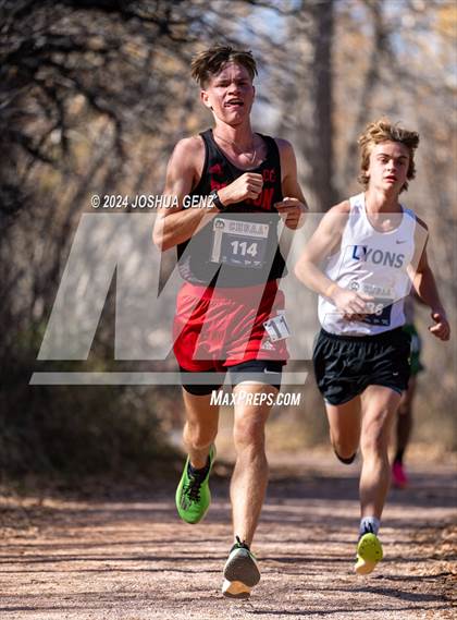 Thumbnail 1 in CHSAA 2A Cross Country Final photogallery.