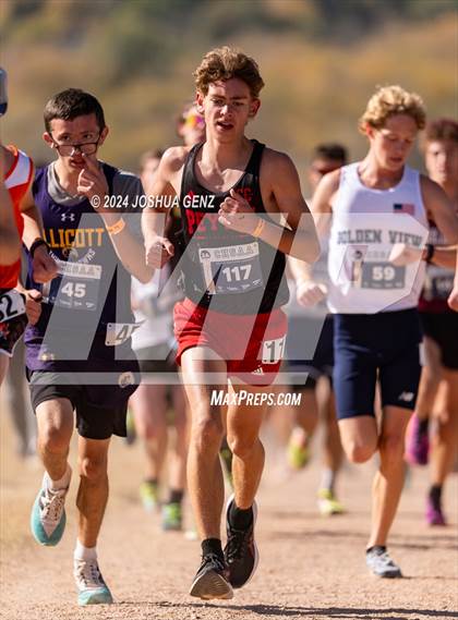 Thumbnail 1 in CHSAA 2A Cross Country Final photogallery.