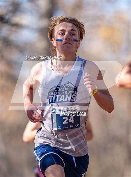 Thumbnail 1 in CHSAA 2A Cross Country Final photogallery.