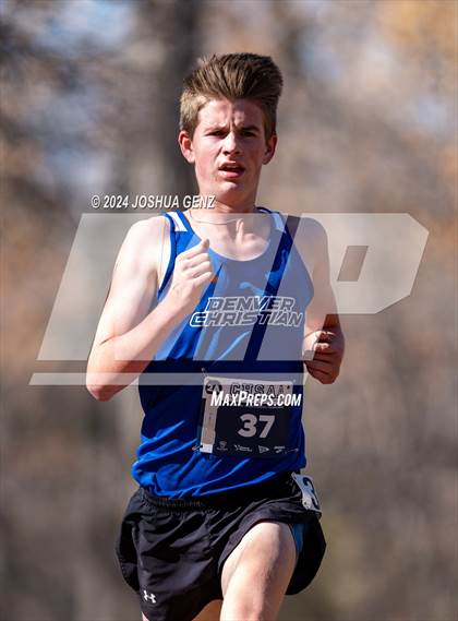 Thumbnail 1 in CHSAA 2A Cross Country Final photogallery.
