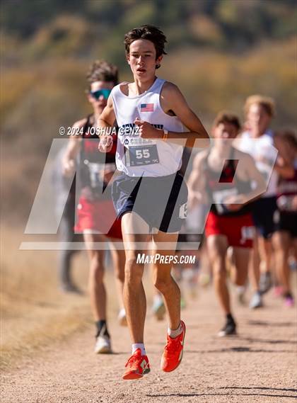 Thumbnail 2 in CHSAA 2A Cross Country Final photogallery.