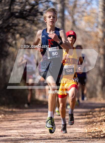 Thumbnail 1 in CHSAA 2A Cross Country Final photogallery.