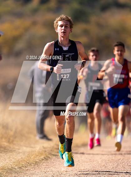 Thumbnail 1 in CHSAA 2A Cross Country Final photogallery.