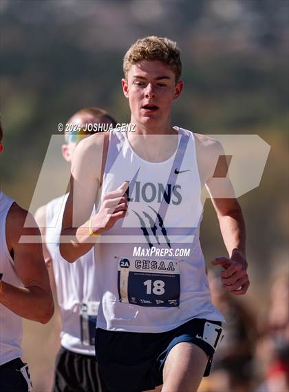 Thumbnail 3 in CHSAA 2A Cross Country Final photogallery.