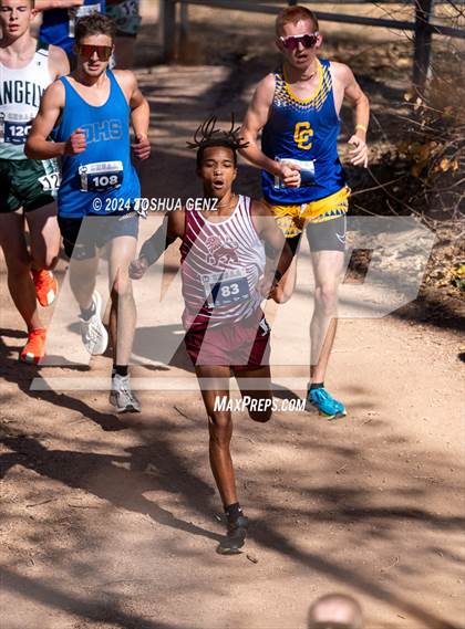 Thumbnail 2 in CHSAA 2A Cross Country Final photogallery.