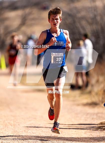 Thumbnail 1 in CHSAA 2A Cross Country Final photogallery.
