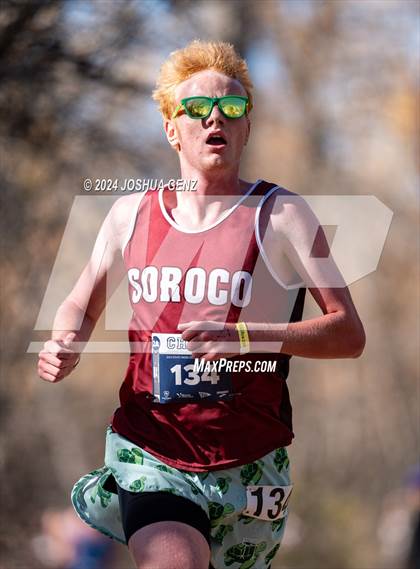Thumbnail 2 in CHSAA 2A Cross Country Final photogallery.