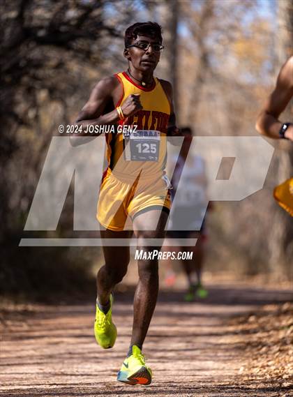 Thumbnail 2 in CHSAA 2A Cross Country Final photogallery.