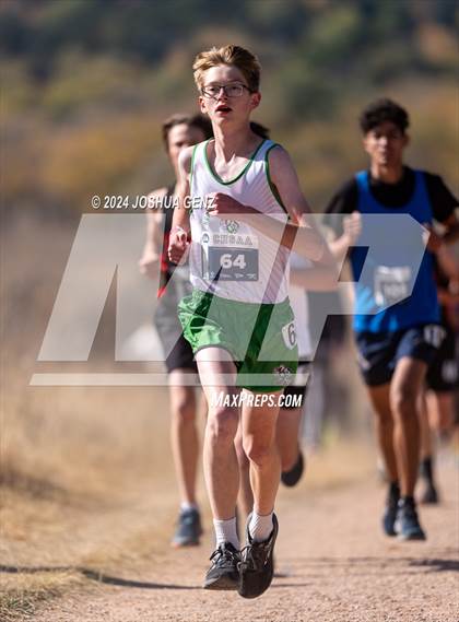 Thumbnail 2 in CHSAA 2A Cross Country Final photogallery.