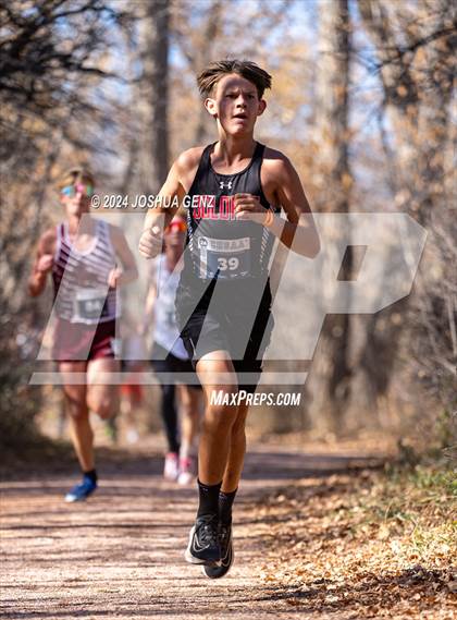 Thumbnail 1 in CHSAA 2A Cross Country Final photogallery.
