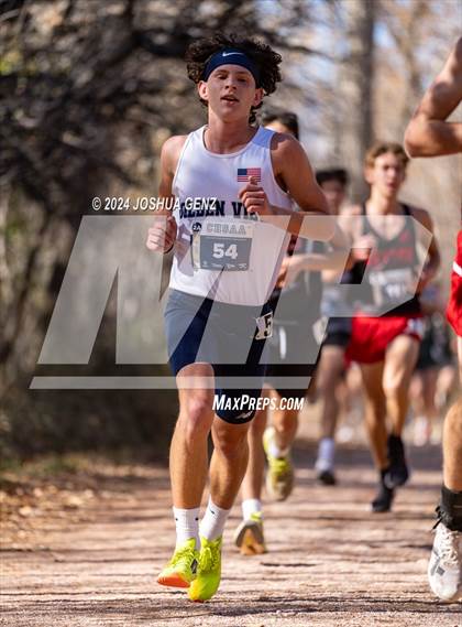Thumbnail 2 in CHSAA 2A Cross Country Final photogallery.
