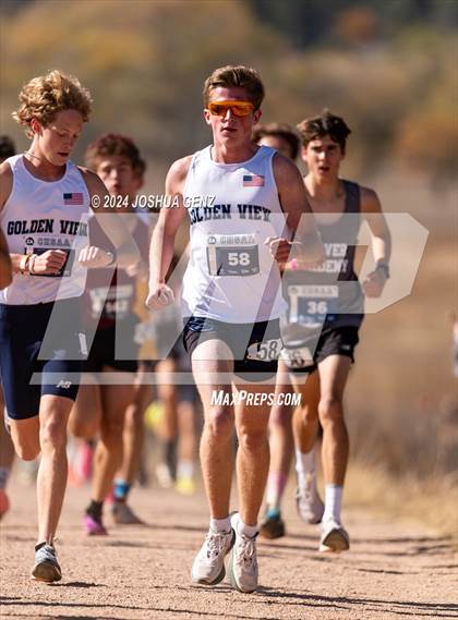 Thumbnail 3 in CHSAA 2A Cross Country Final photogallery.
