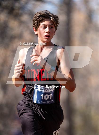 Thumbnail 2 in CHSAA 2A Cross Country Final photogallery.