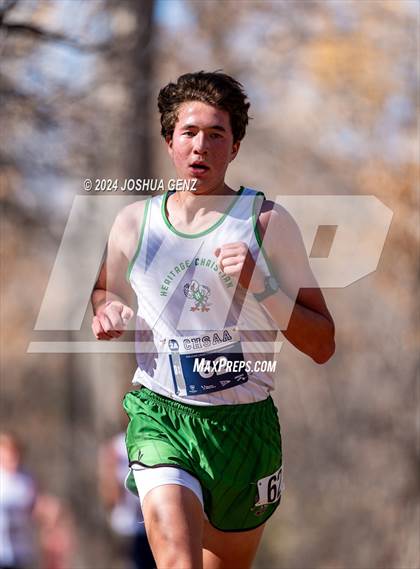 Thumbnail 1 in CHSAA 2A Cross Country Final photogallery.