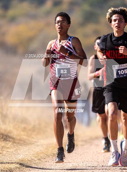 Thumbnail 1 in CHSAA 2A Cross Country Final photogallery.