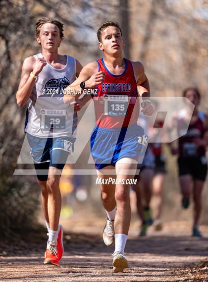 Thumbnail 1 in CHSAA 2A Cross Country Final photogallery.