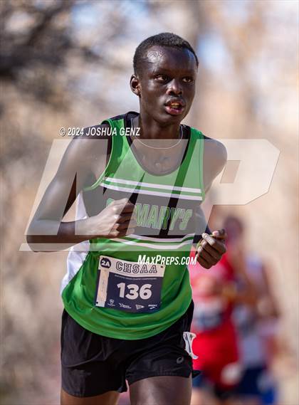 Thumbnail 2 in CHSAA 2A Cross Country Final photogallery.