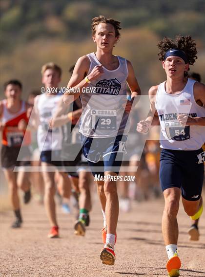 Thumbnail 3 in CHSAA 2A Cross Country Final photogallery.