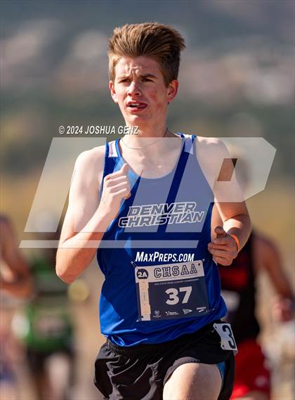 Thumbnail 1 in CHSAA 2A Cross Country Final photogallery.