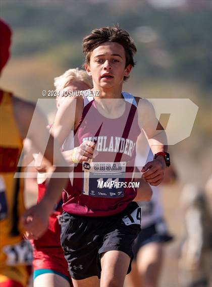 Thumbnail 2 in CHSAA 2A Cross Country Final photogallery.