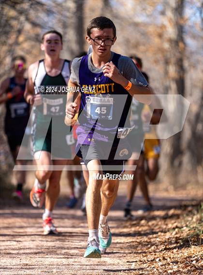 Thumbnail 1 in CHSAA 2A Cross Country Final photogallery.