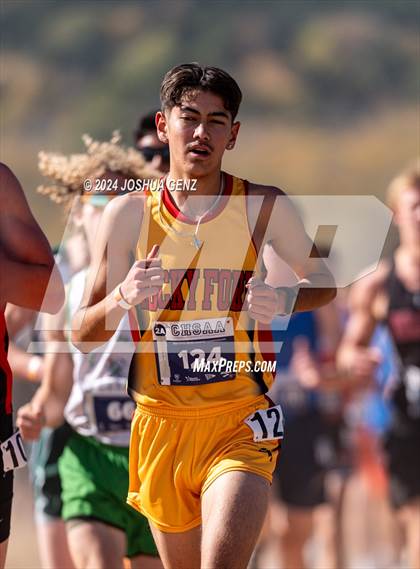 Thumbnail 2 in CHSAA 2A Cross Country Final photogallery.
