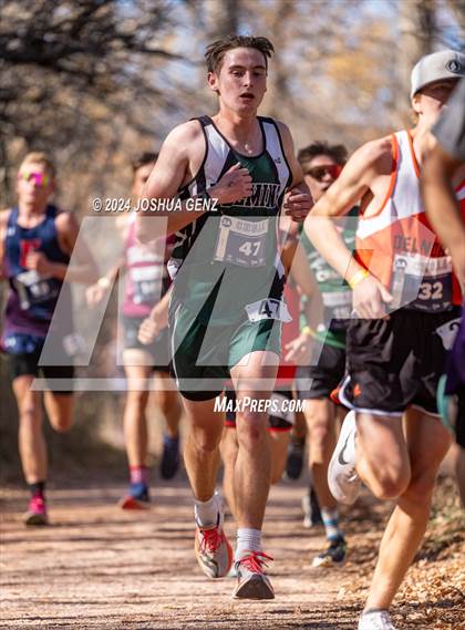 Thumbnail 2 in CHSAA 2A Cross Country Final photogallery.