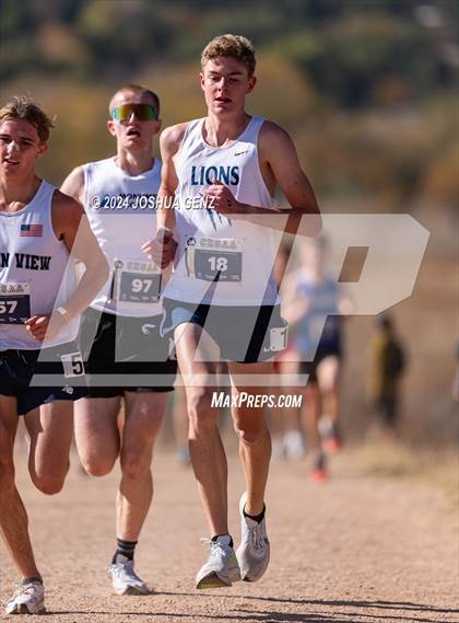 Thumbnail 2 in CHSAA 2A Cross Country Final photogallery.