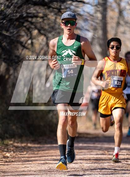 Thumbnail 1 in CHSAA 2A Cross Country Final photogallery.