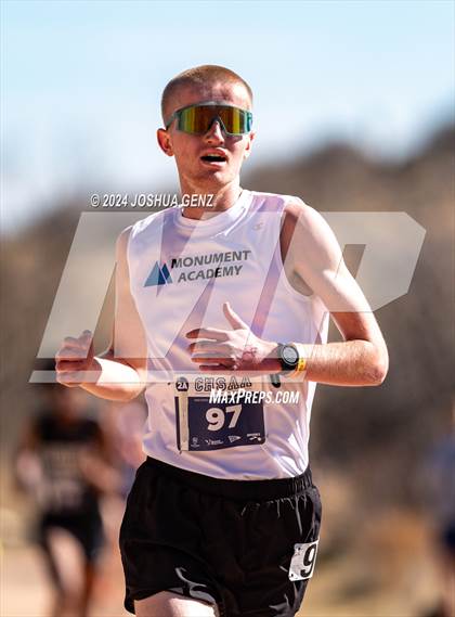 Thumbnail 3 in CHSAA 2A Cross Country Final photogallery.