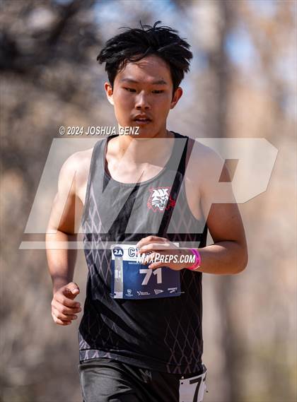 Thumbnail 2 in CHSAA 2A Cross Country Final photogallery.
