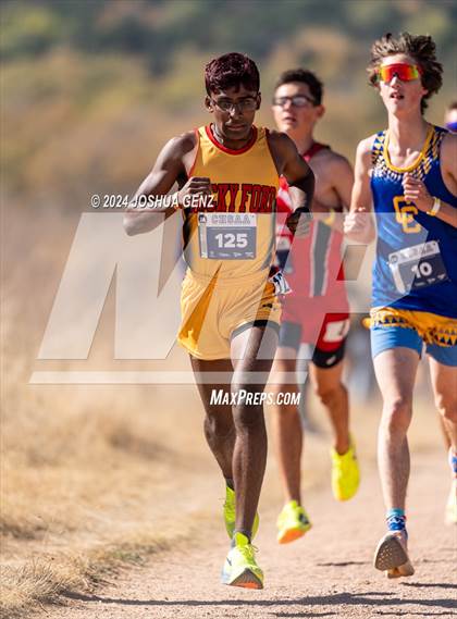 Thumbnail 1 in CHSAA 2A Cross Country Final photogallery.