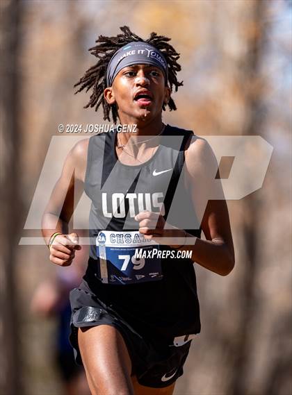 Thumbnail 2 in CHSAA 2A Cross Country Final photogallery.